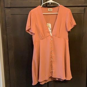 NWT Show Me Your Mumu Pink Robyn Babydoll Dress